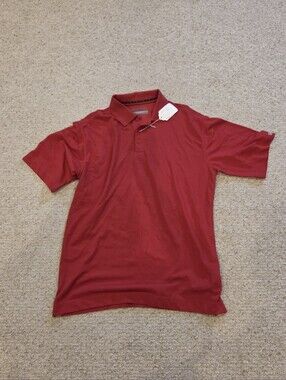 Red CB Drytec Large Polo Shirt